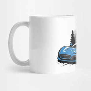 Blue Rimac Nevera Mug